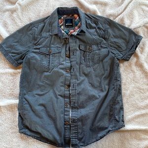 Prana Short Sleeve Button Down Shirt